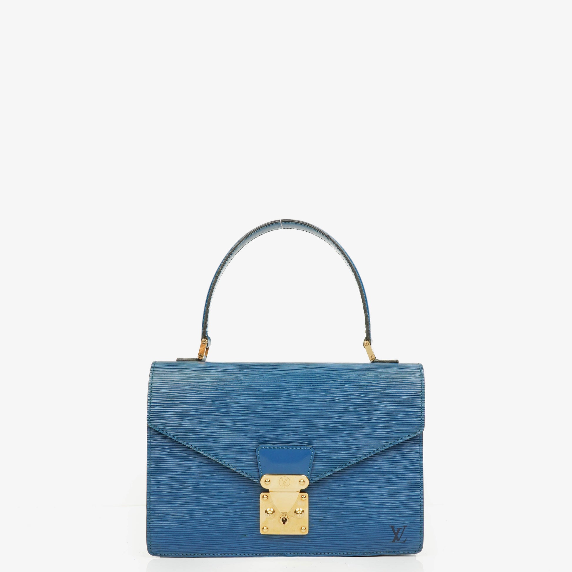 Louis Vuitton Concorde Tasche aus blauem Epi Leder