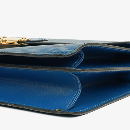 Louis Vuitton Concorde Tasche aus blauem Epi Leder
