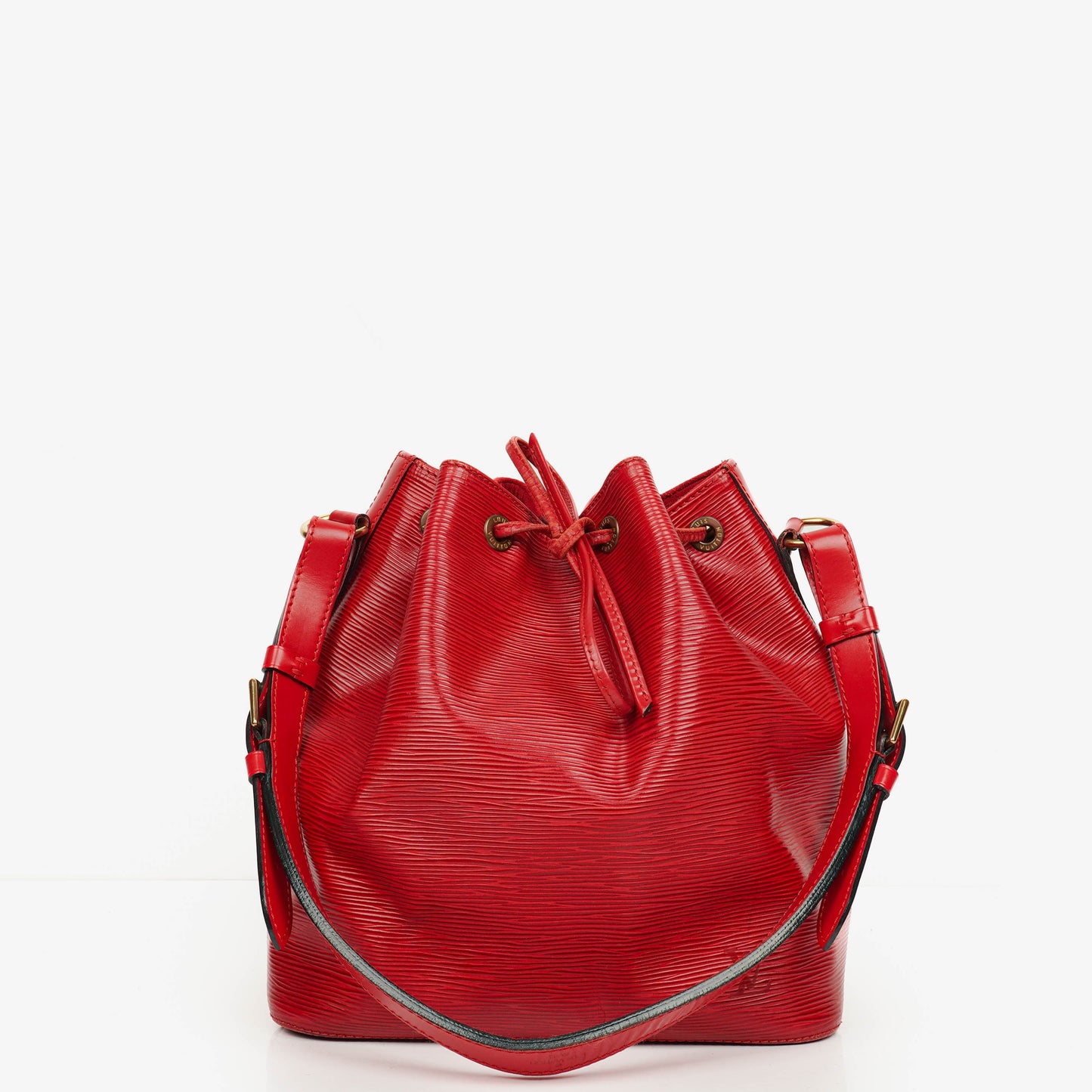 Louis Vuitton Petit Noé Schultertasche aus rotem Epi Leder