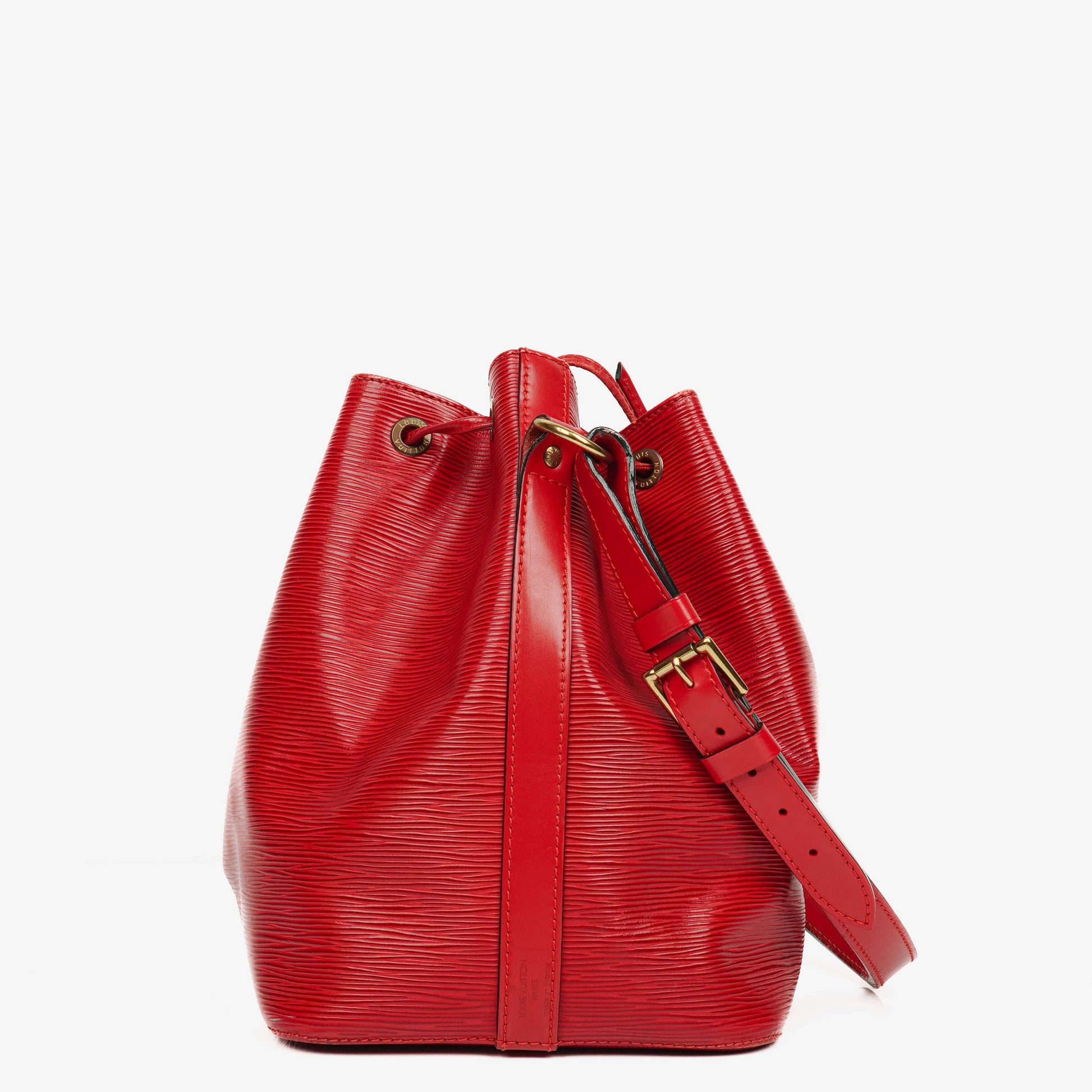 Louis Vuitton Petit Noé Schultertasche aus rotem Epi Leder