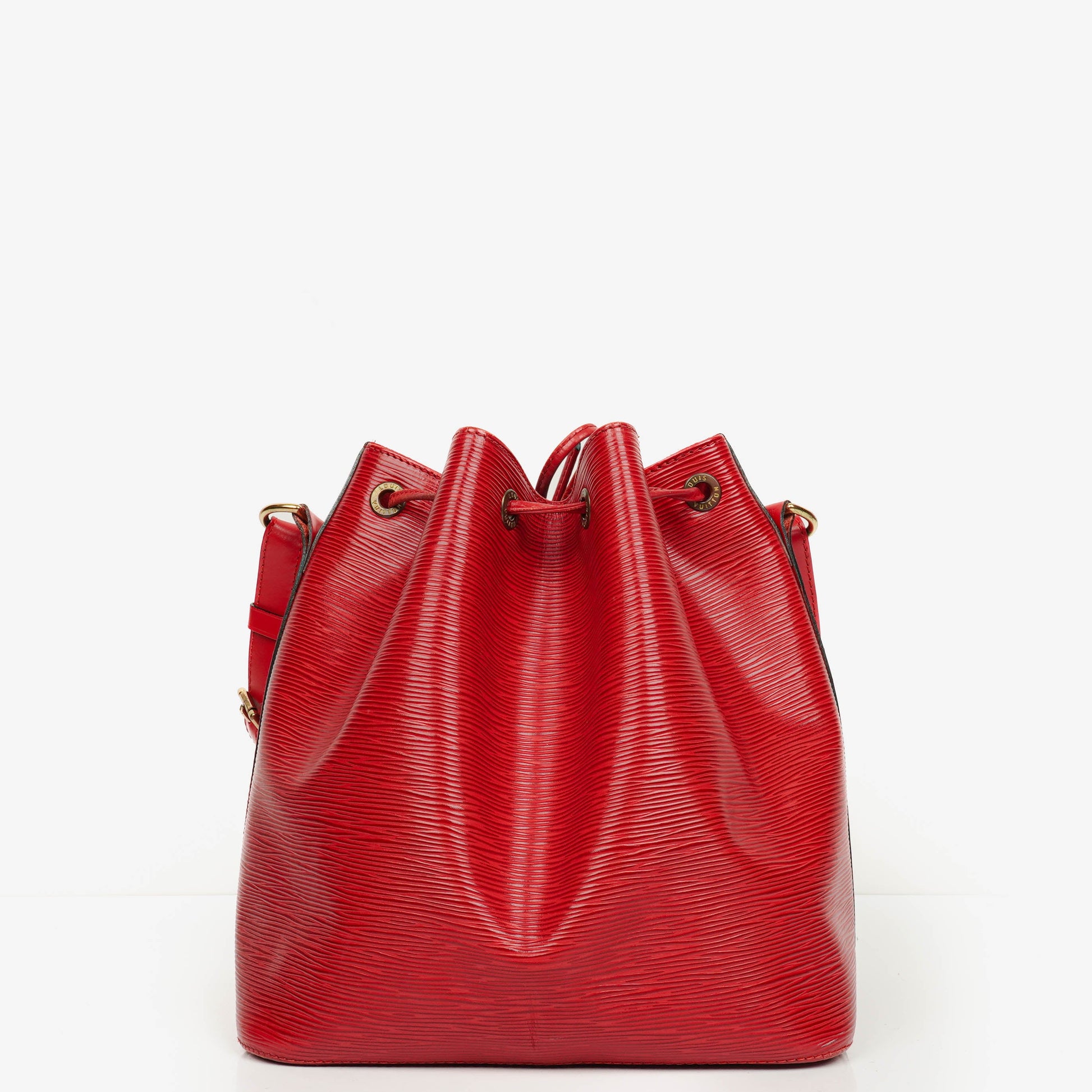 Louis Vuitton Petit Noé Schultertasche aus rotem Epi Leder