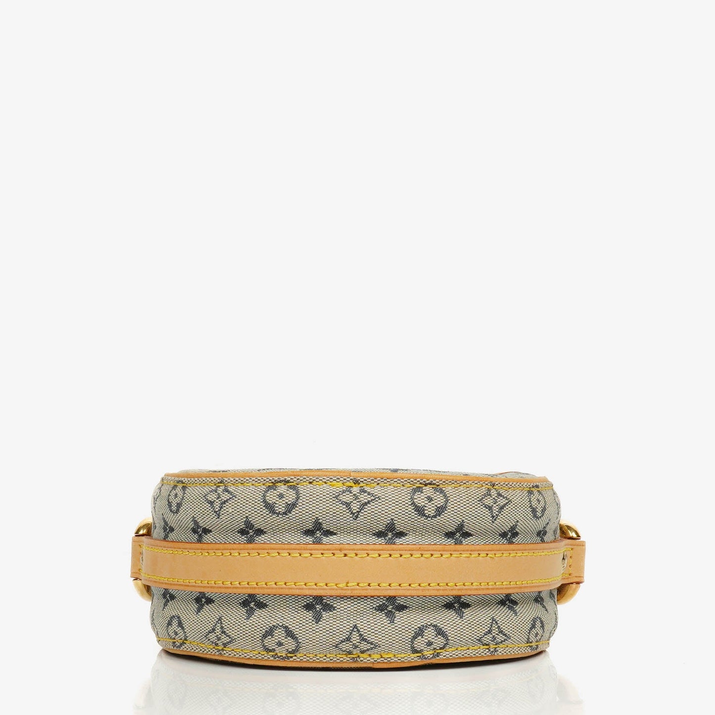 Louis Vuitton Mini Jeanne PM Schultertasche aus blauem Monogram Mini Lin