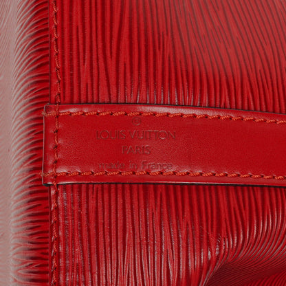Louis Vuitton Petit Noé Schultertasche aus rotem Epi Leder