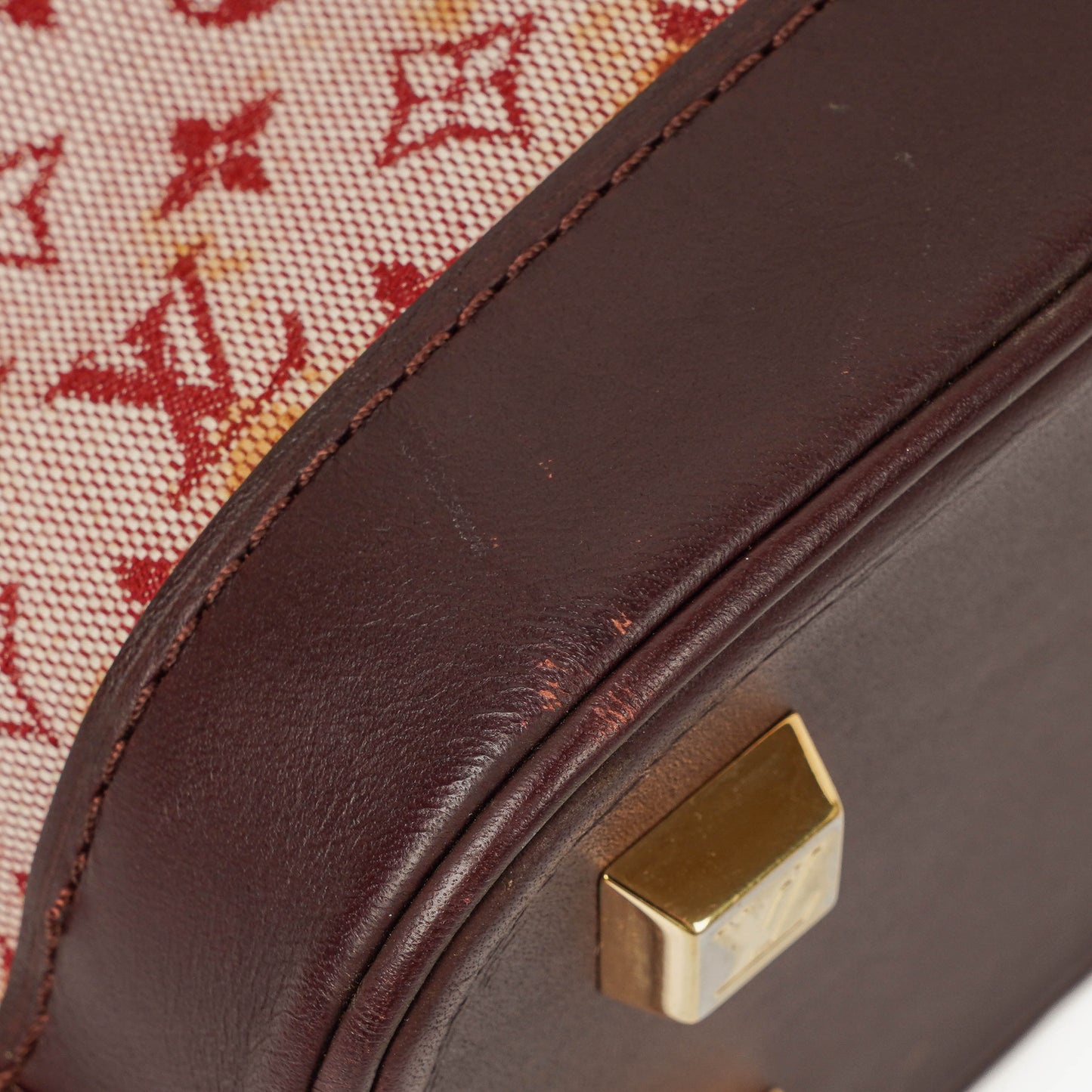 Louis Vuitton Alma Haut Tote Bag aus Cherry Mini Monogram