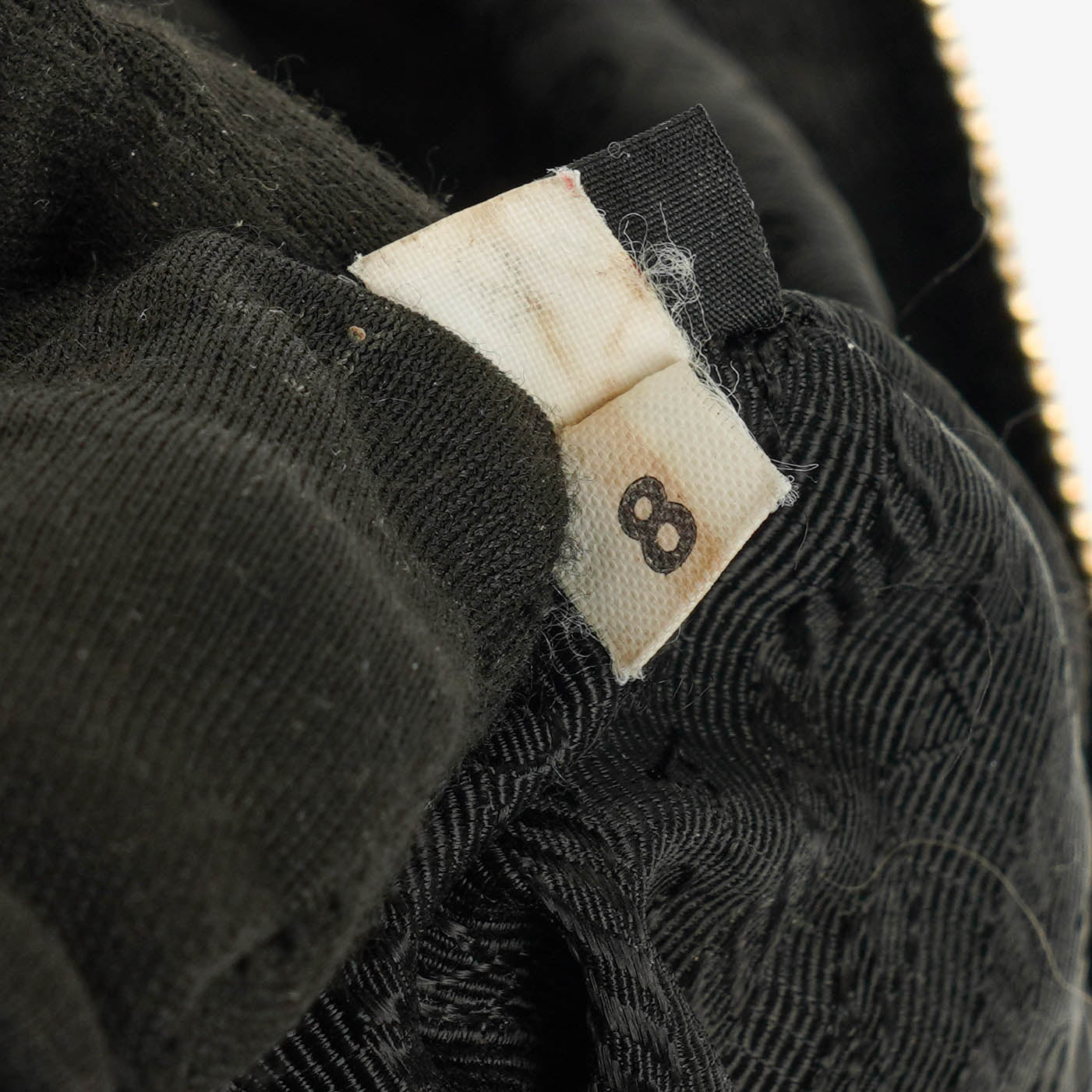 Prada Nero Nylon Logo-Jacquard Henkeltasche