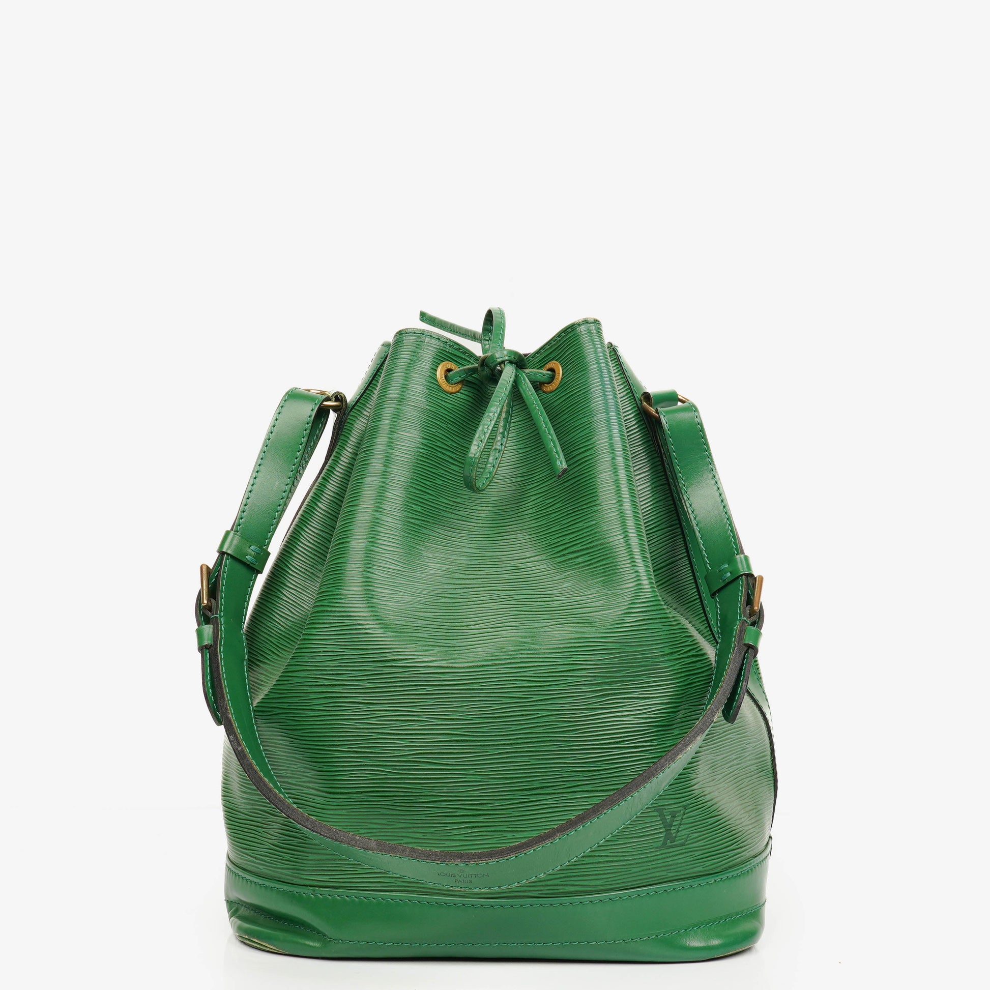 Louis Vuitton Noe Grande GM Schultertasche aus grünem Epi-Leder