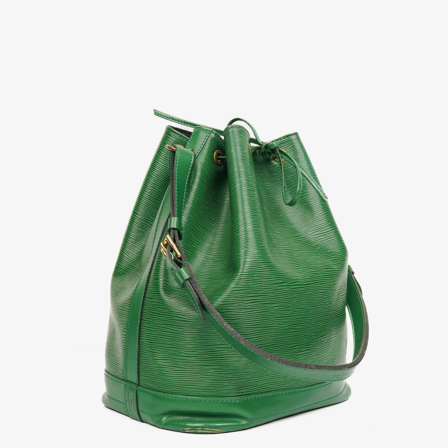 Louis Vuitton Noe Grande GM Schultertasche aus grünem Epi-Leder
