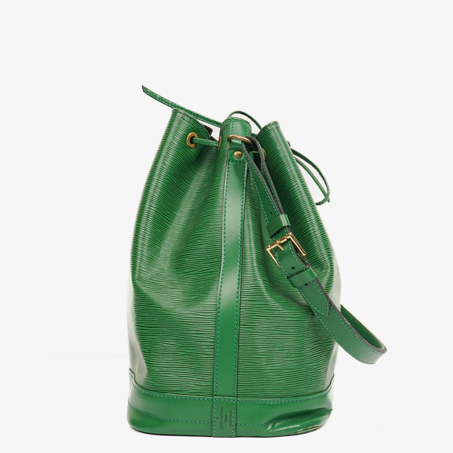 Louis Vuitton Noe Grande GM Schultertasche aus grünem Epi-Leder