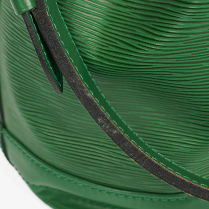 Louis Vuitton Noe Grande GM Schultertasche aus grünem Epi-Leder
