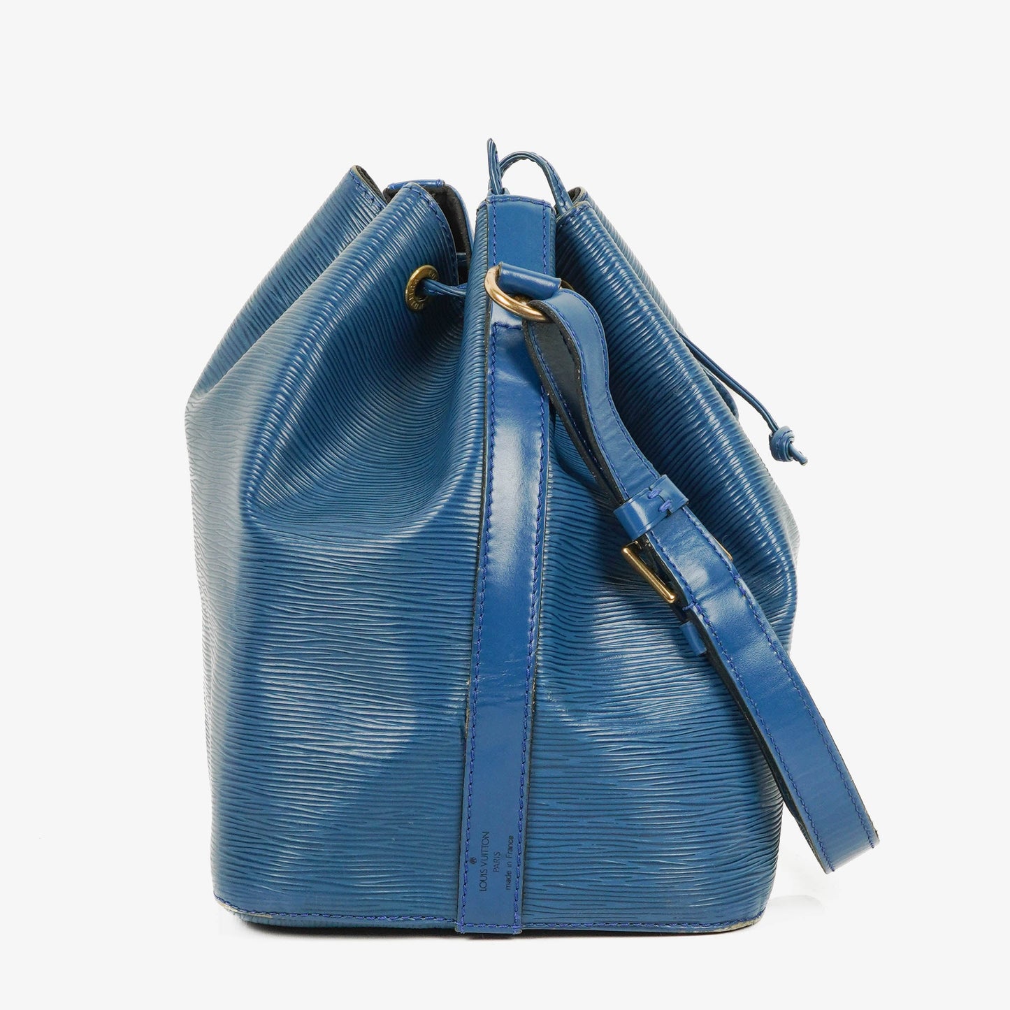 Louis Vuitton Petit Noe Schultertasche aus blauem Epi Leder