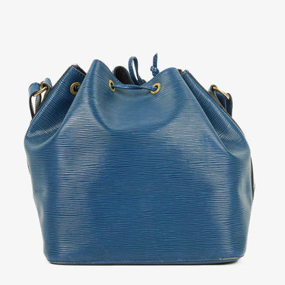 Louis Vuitton Petit Noe Schultertasche aus blauem Epi Leder