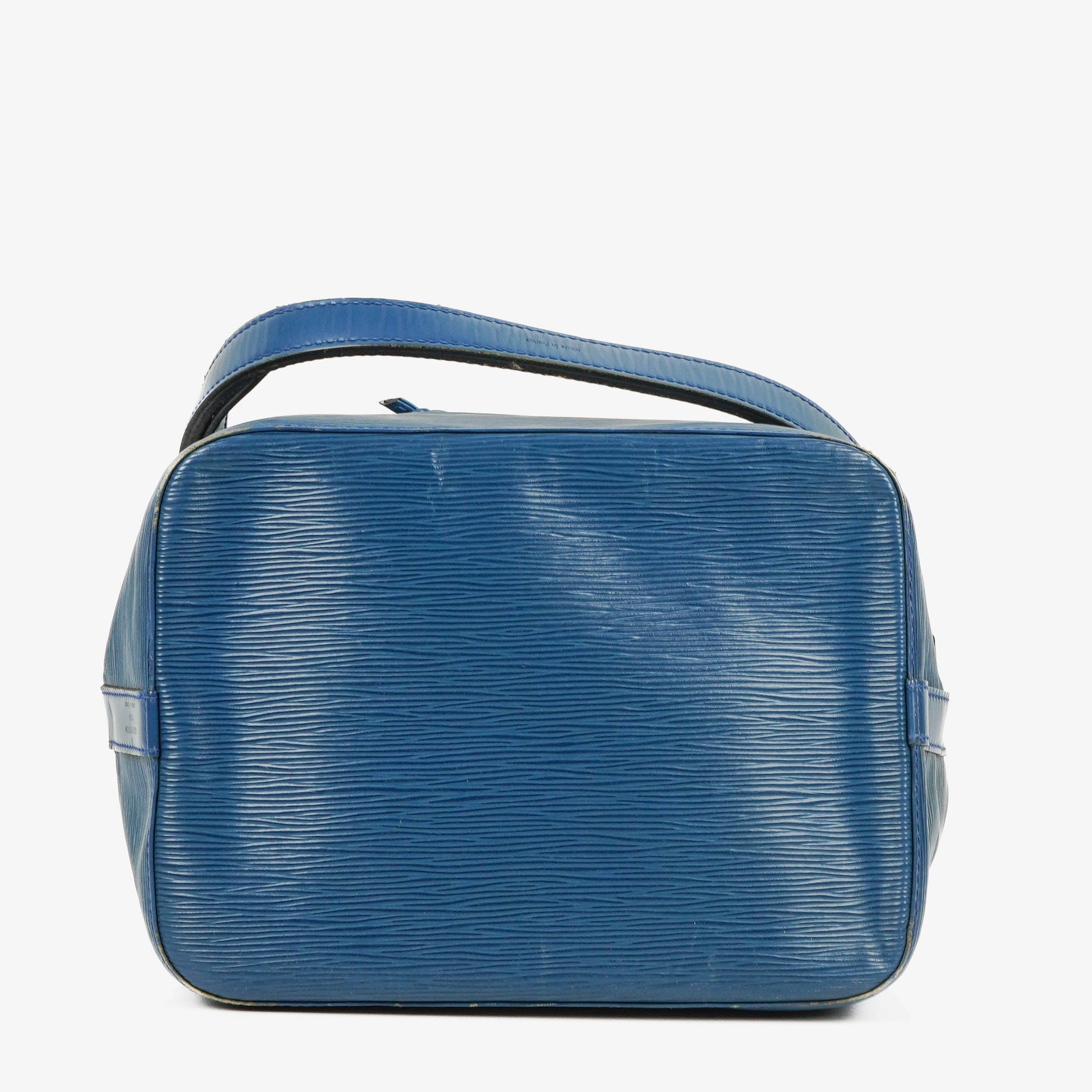 Louis Vuitton Petit Noe Schultertasche aus blauem Epi Leder