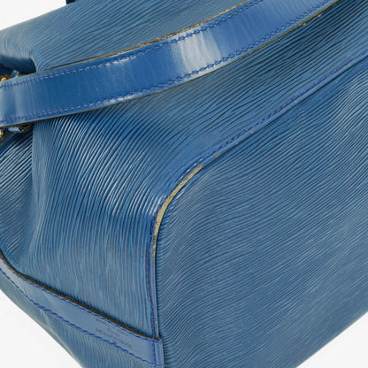 Louis Vuitton Petit Noe Schultertasche aus blauem Epi Leder