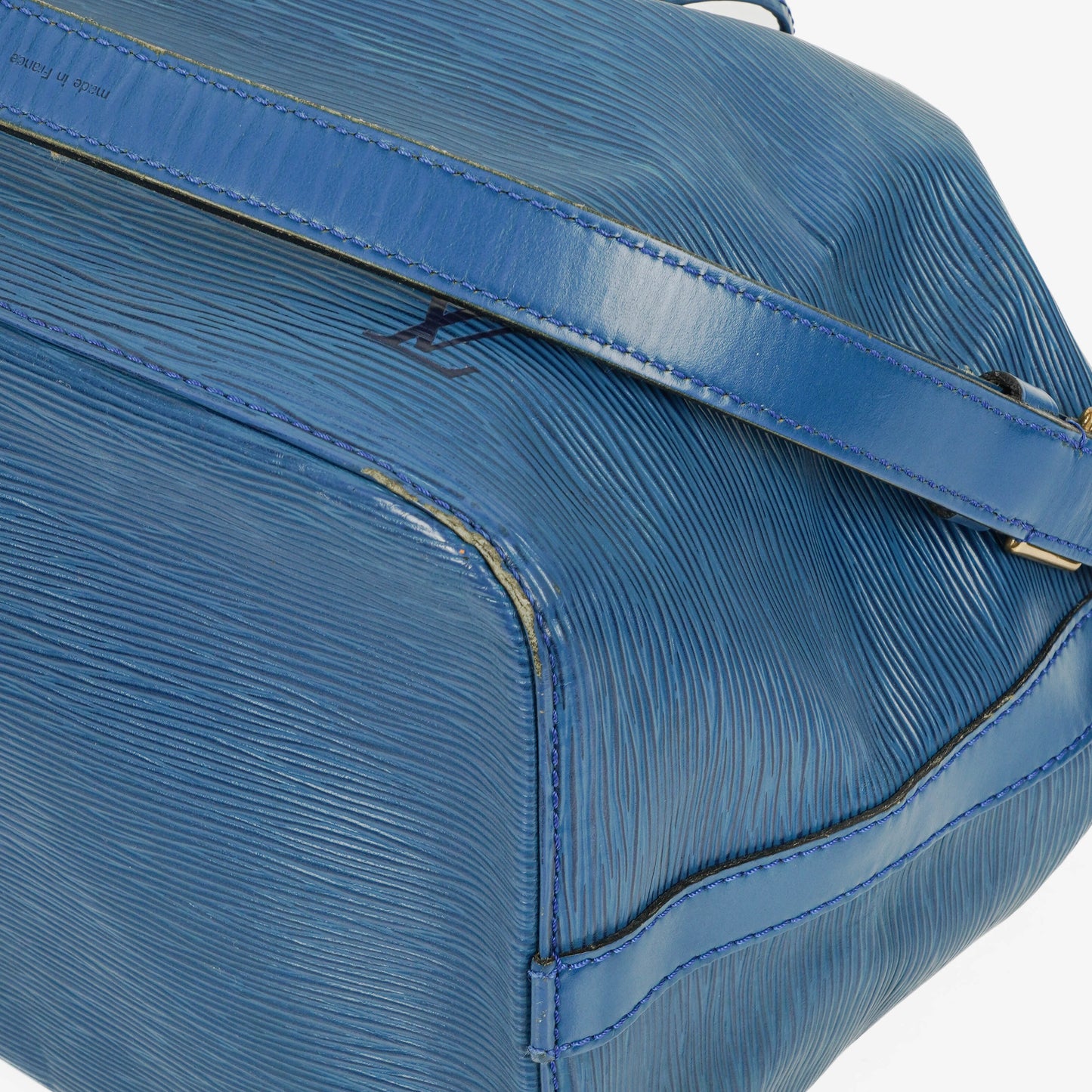 Louis Vuitton Petit Noe Schultertasche aus blauem Epi Leder