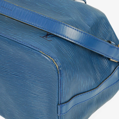 Louis Vuitton Petit Noe Schultertasche aus blauem Epi Leder