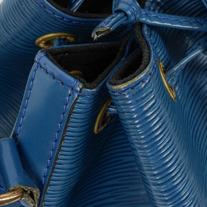 Louis Vuitton Petit Noe Schultertasche aus blauem Epi Leder