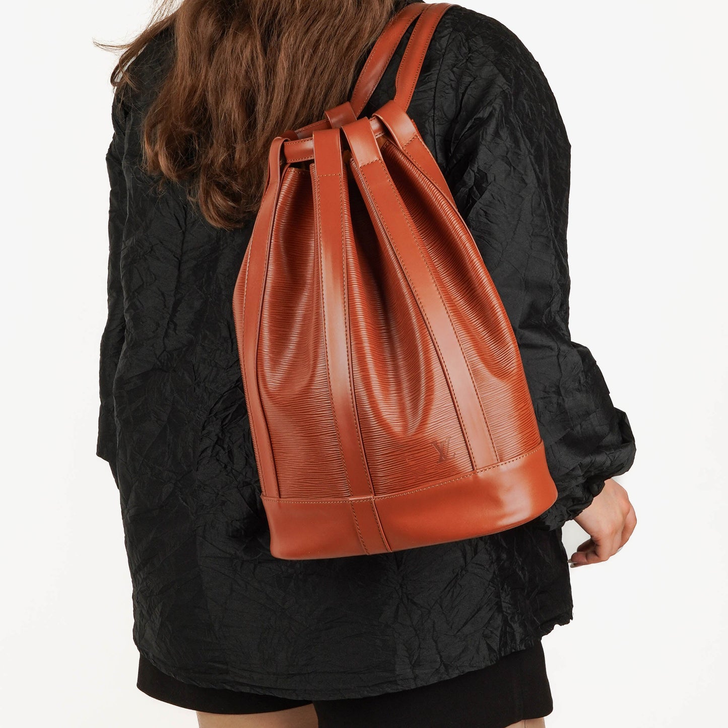 Louis Vuitton Randonnee PM Rucksack aus braunem Epi Leder