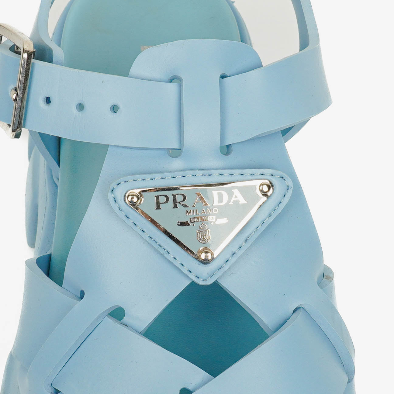 Prada Monolith Plateau-Sandalen