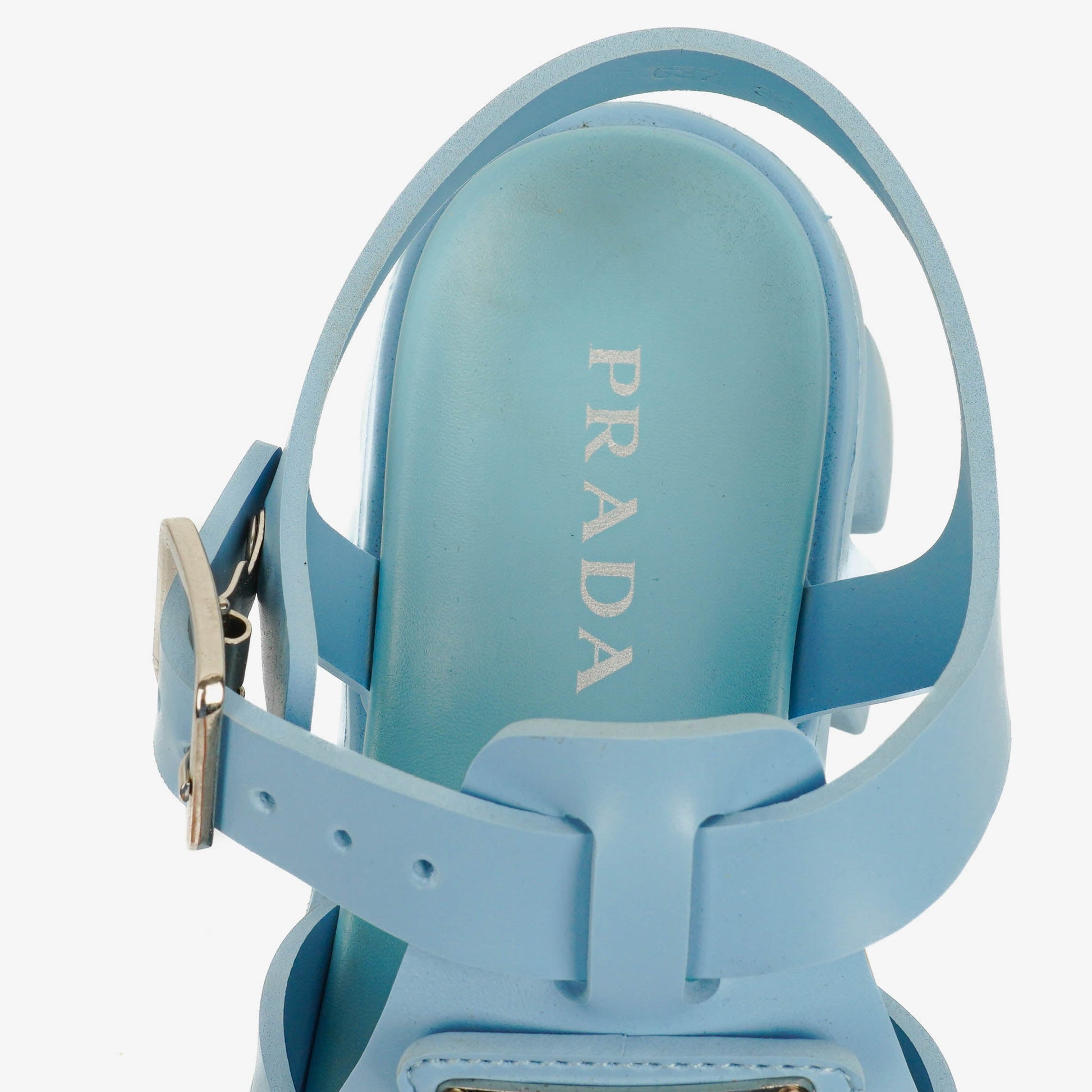 Prada Monolith Plateau-Sandalen