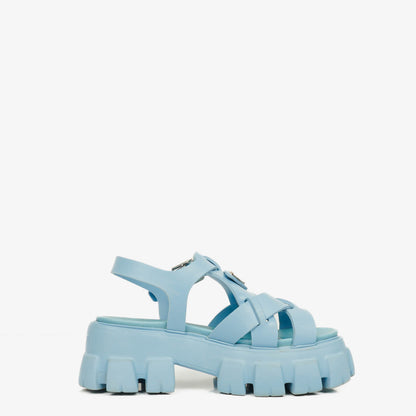 Prada Monolith Plateau-Sandalen