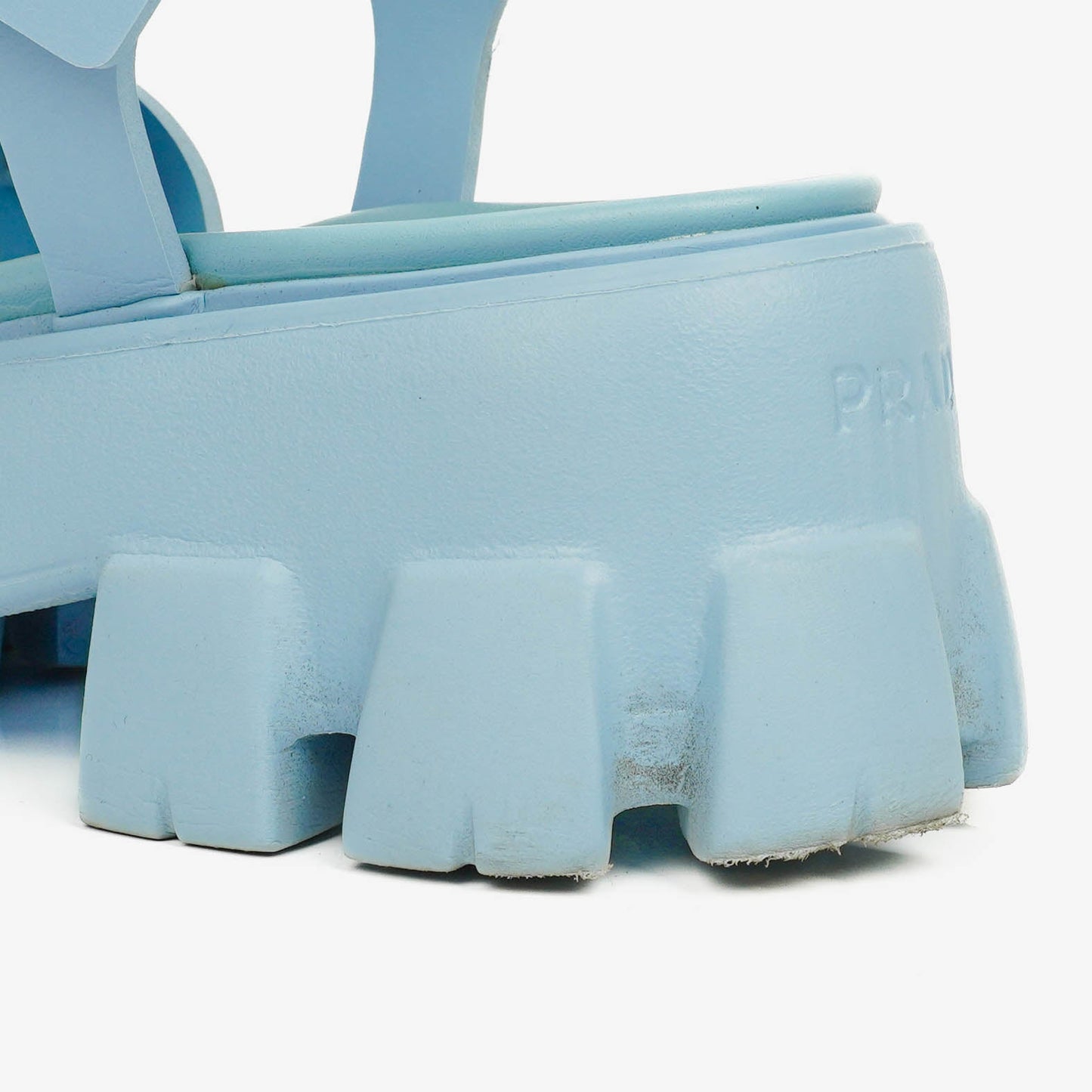 Prada Monolith Plateau-Sandalen