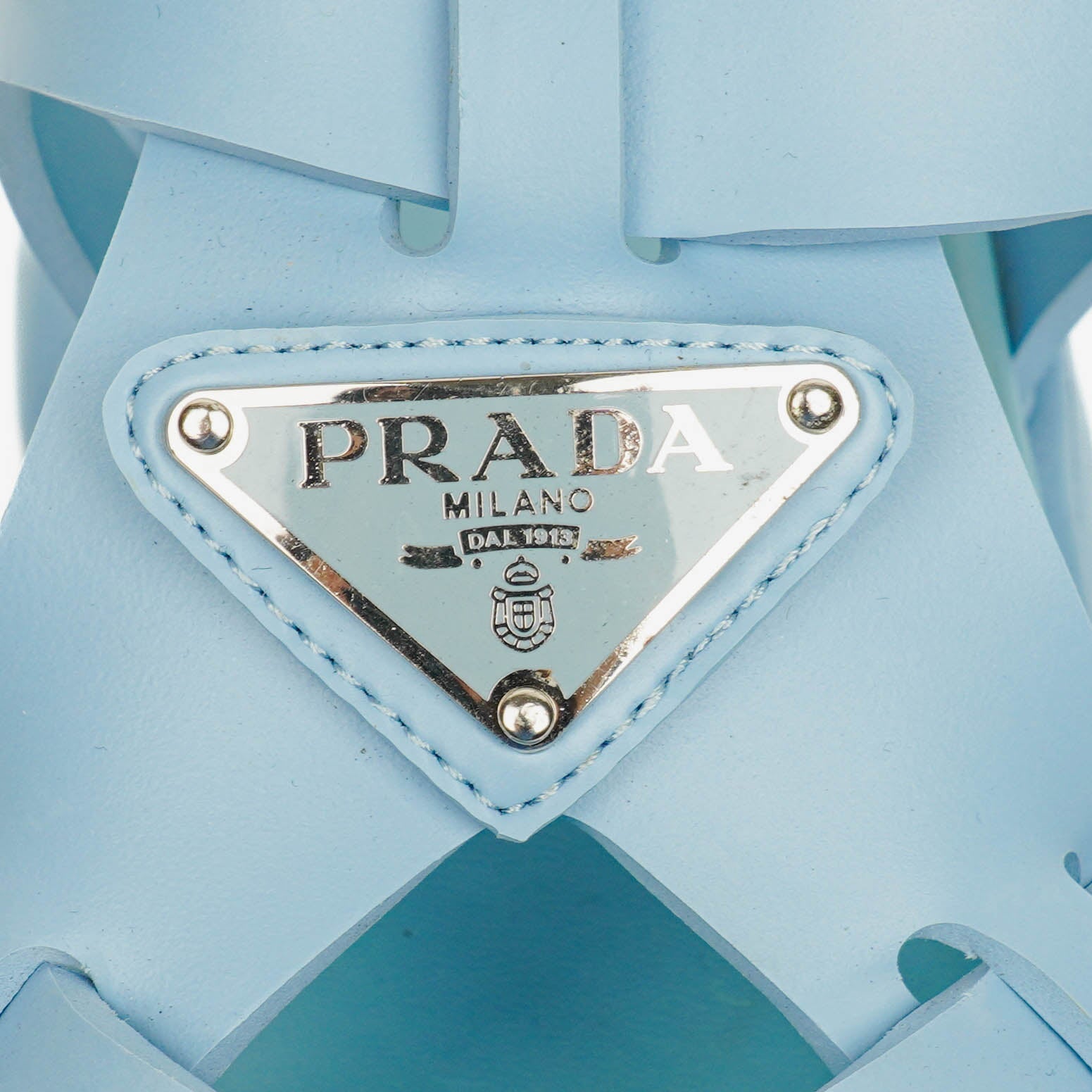 Prada Monolith Plateau-Sandalen