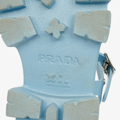 Prada Monolith Plateau-Sandalen