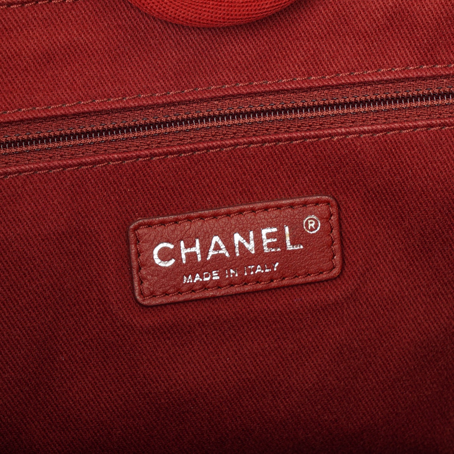 Chanel Deauville Shopping Tote aus pinkem Canvas