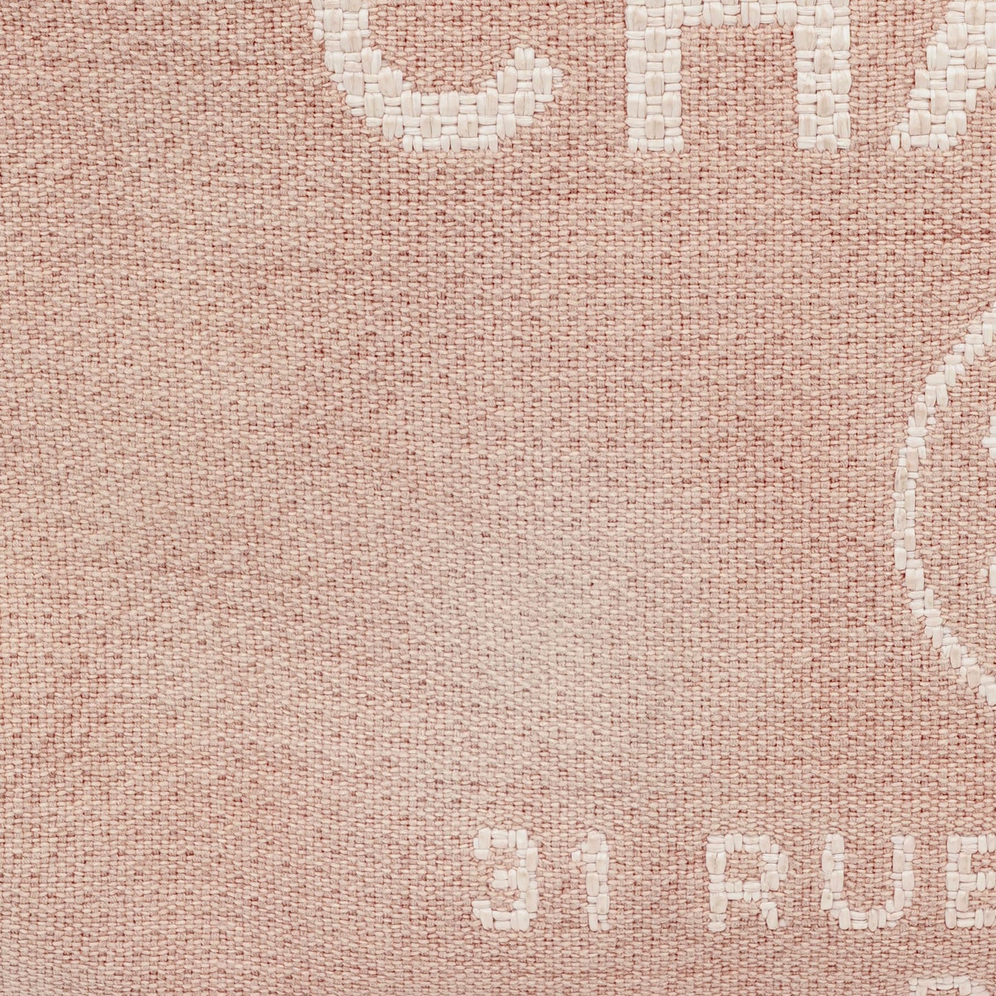 Chanel Deauville Shopping Tote aus pinkem Canvas