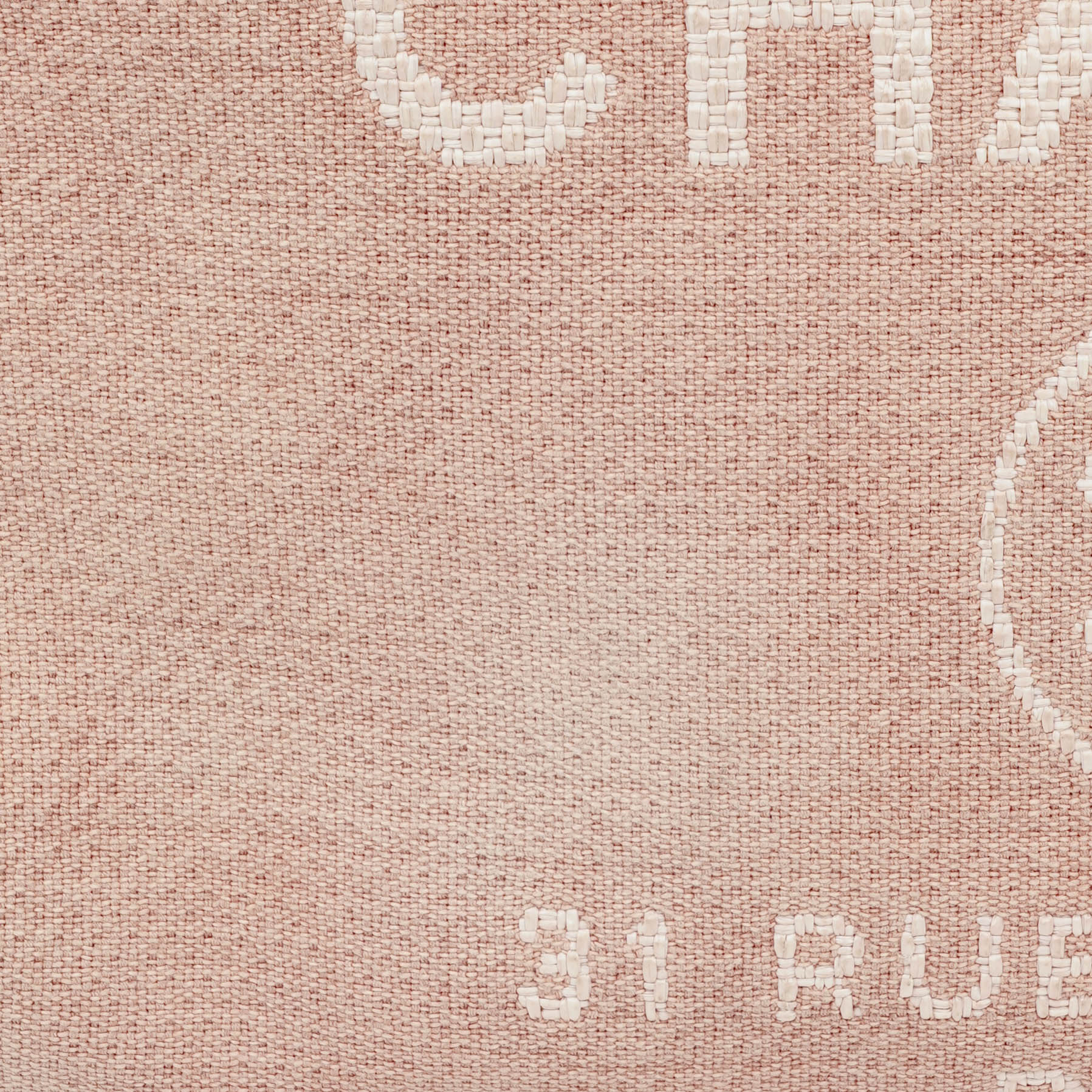 Chanel Deauville Shopping Tote aus pinkem Canvas