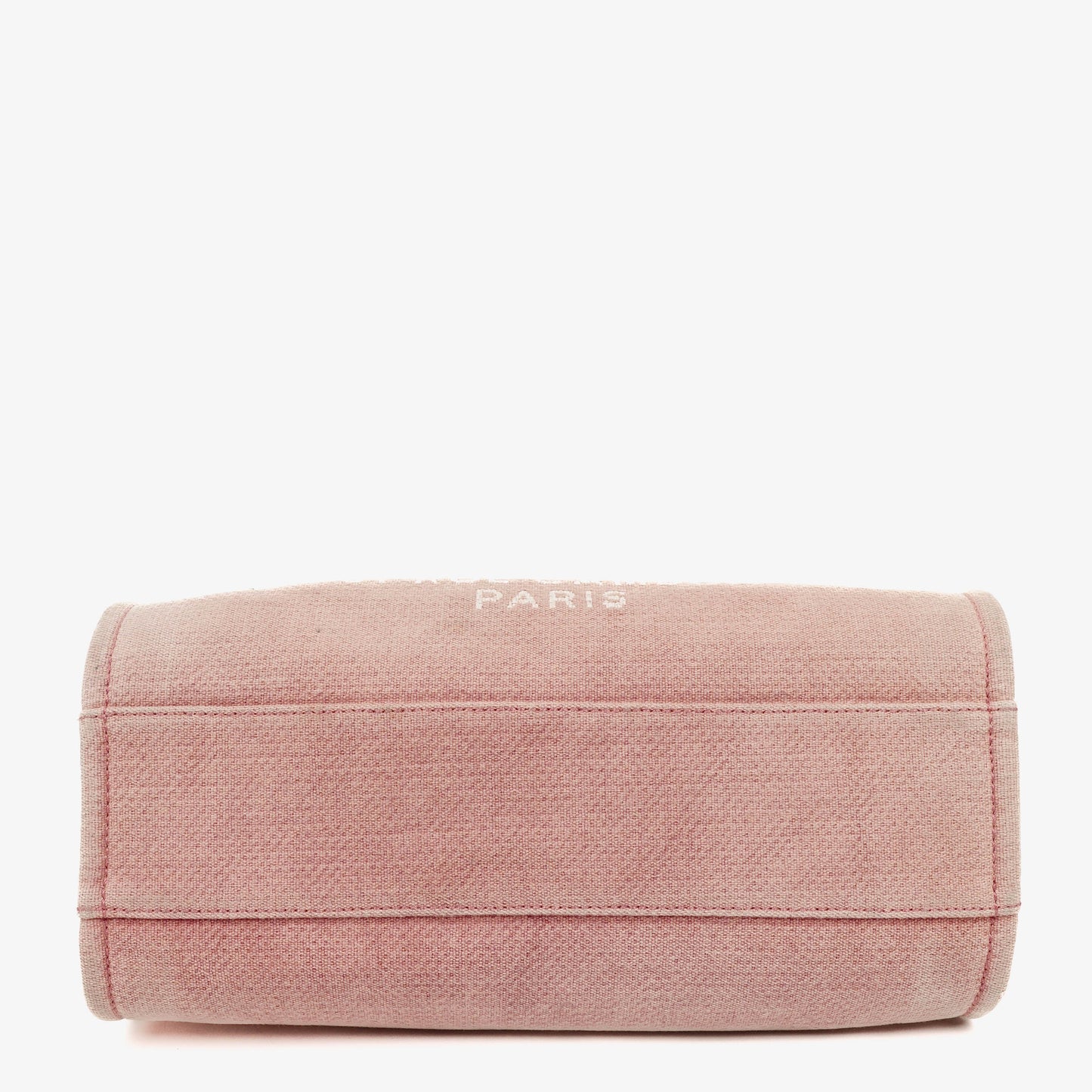 Chanel Deauville Shopping Tote aus pinkem Canvas