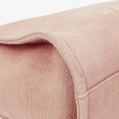 Chanel Deauville Shopping Tote aus pinkem Canvas