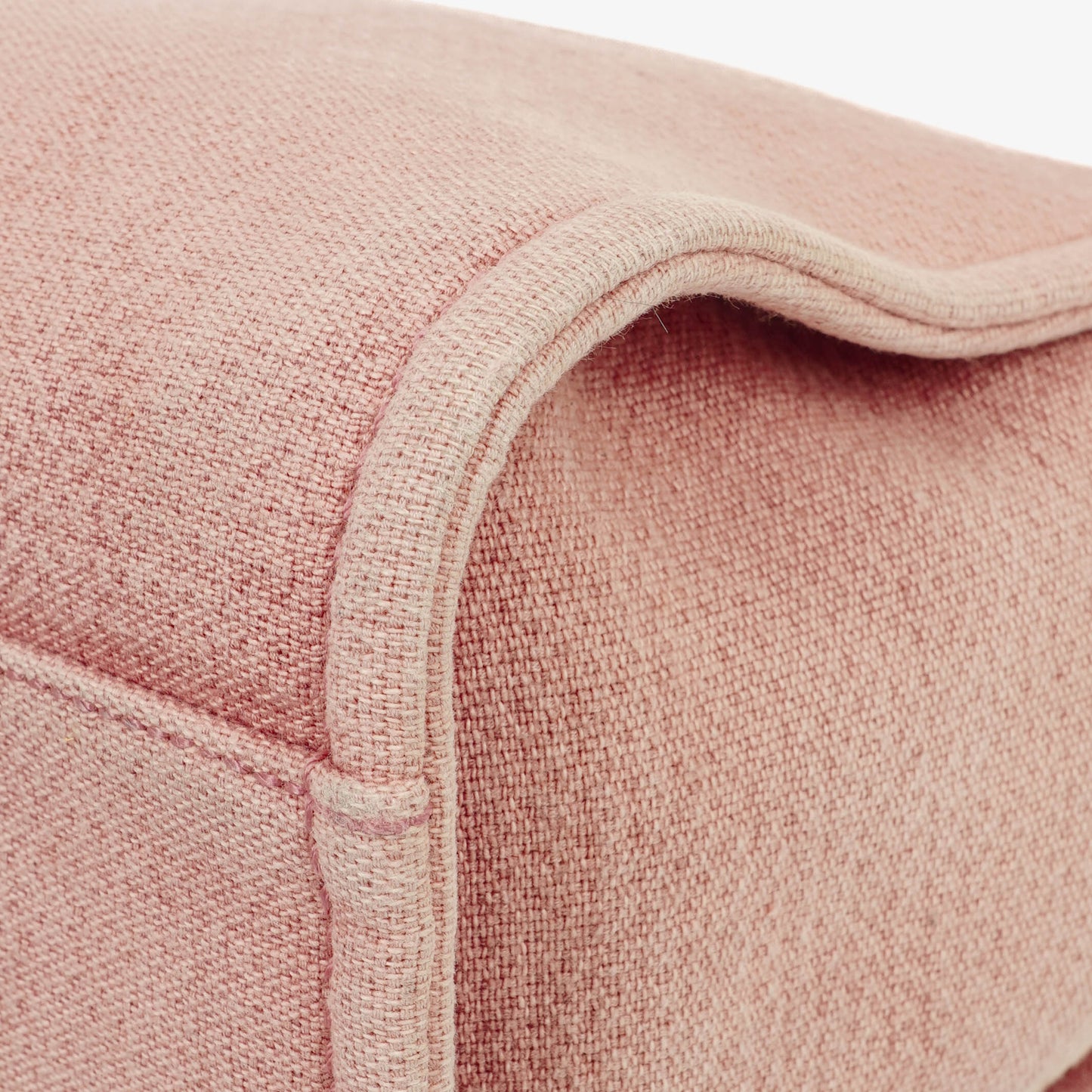 Chanel Deauville Shopping Tote aus pinkem Canvas