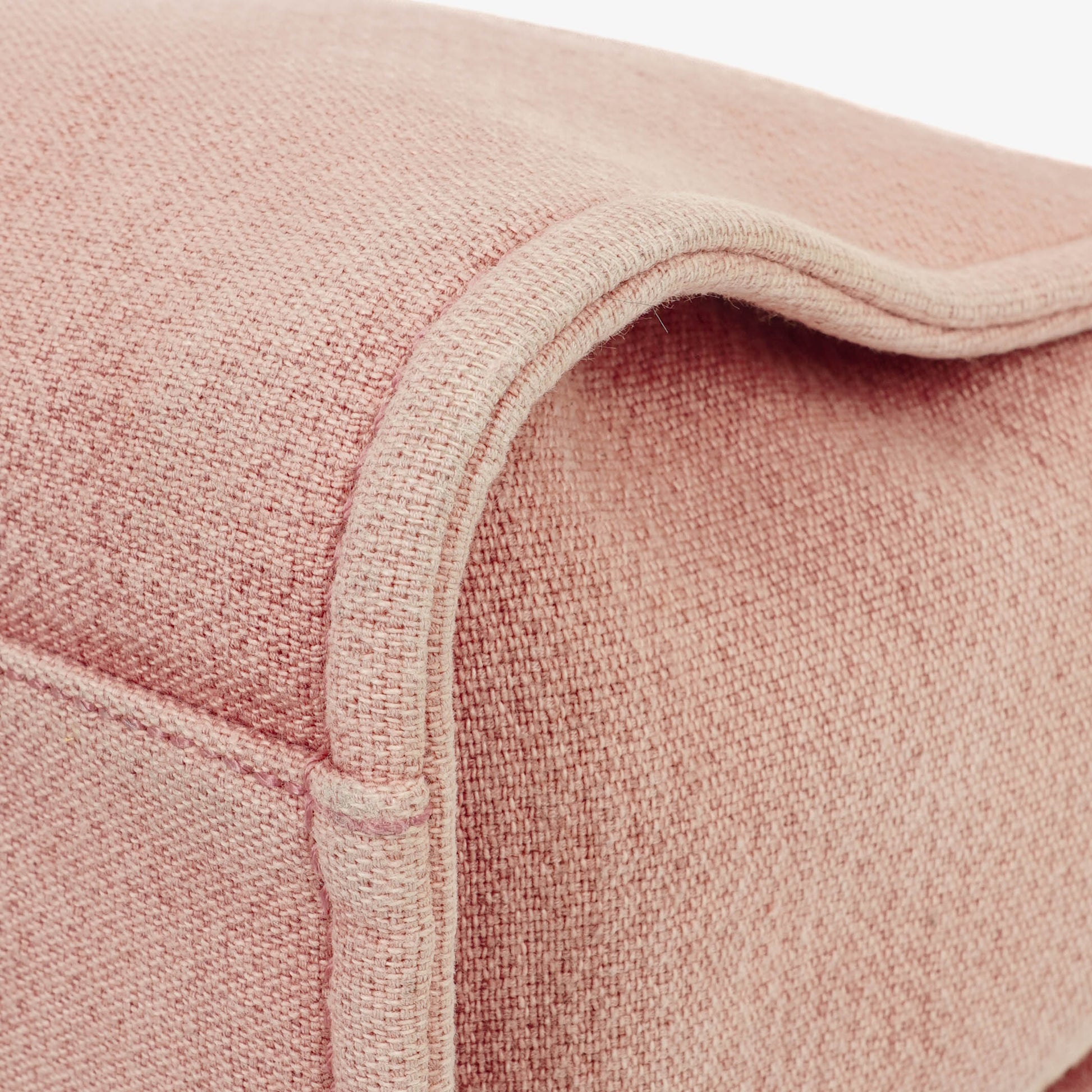 Chanel Deauville Shopping Tote aus pinkem Canvas