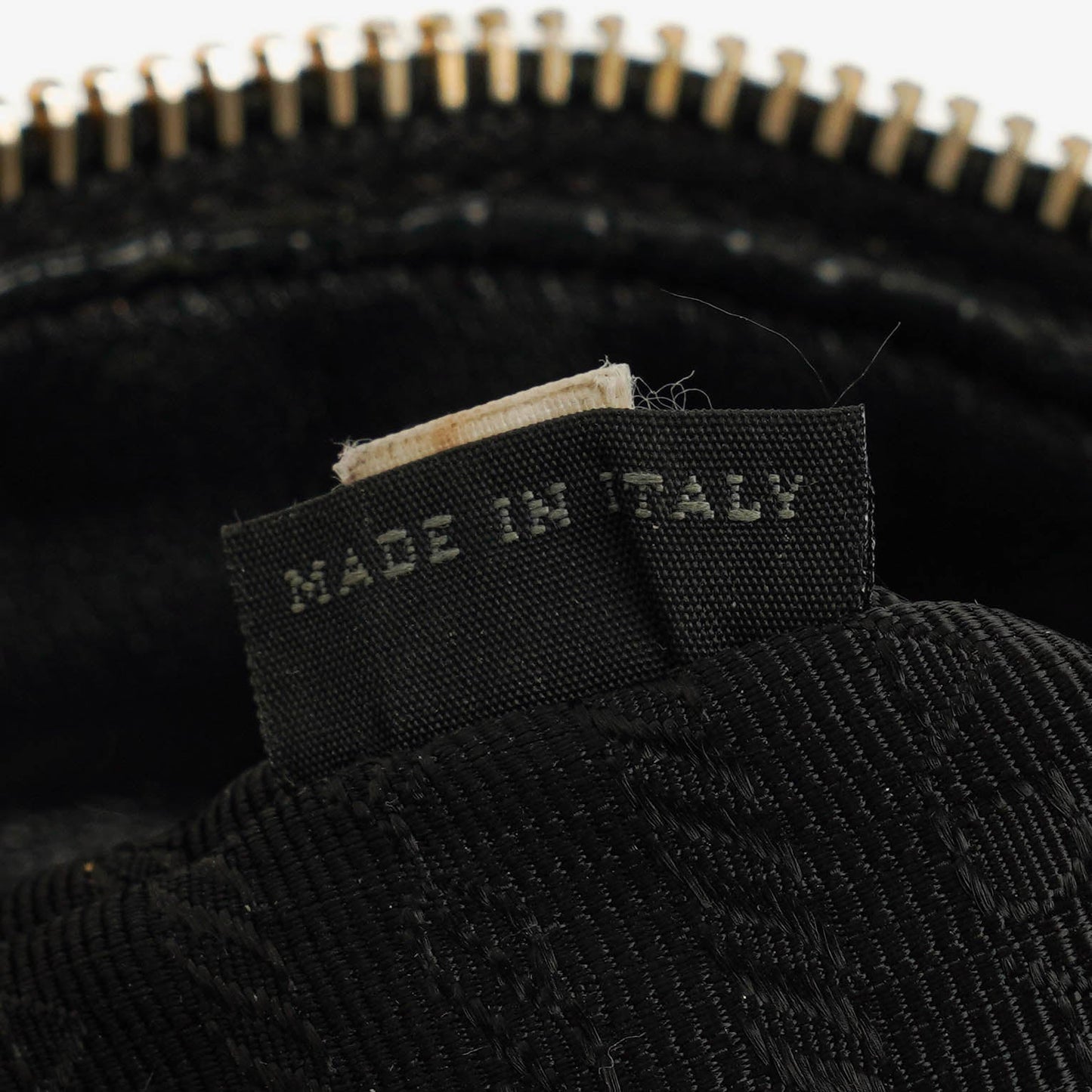 Prada Nero Nylon Logo-Jacquard Henkeltasche