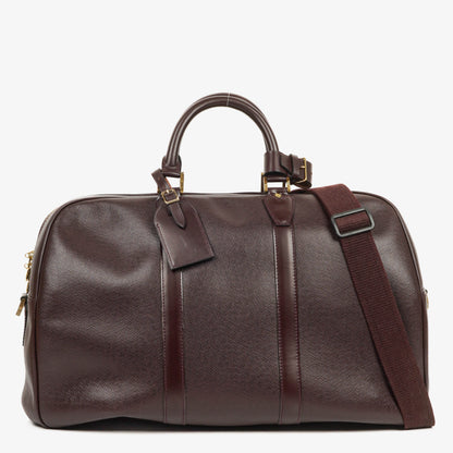Louis Vuitton Kendall Tasche aus burgunderrotem Taiga Leder