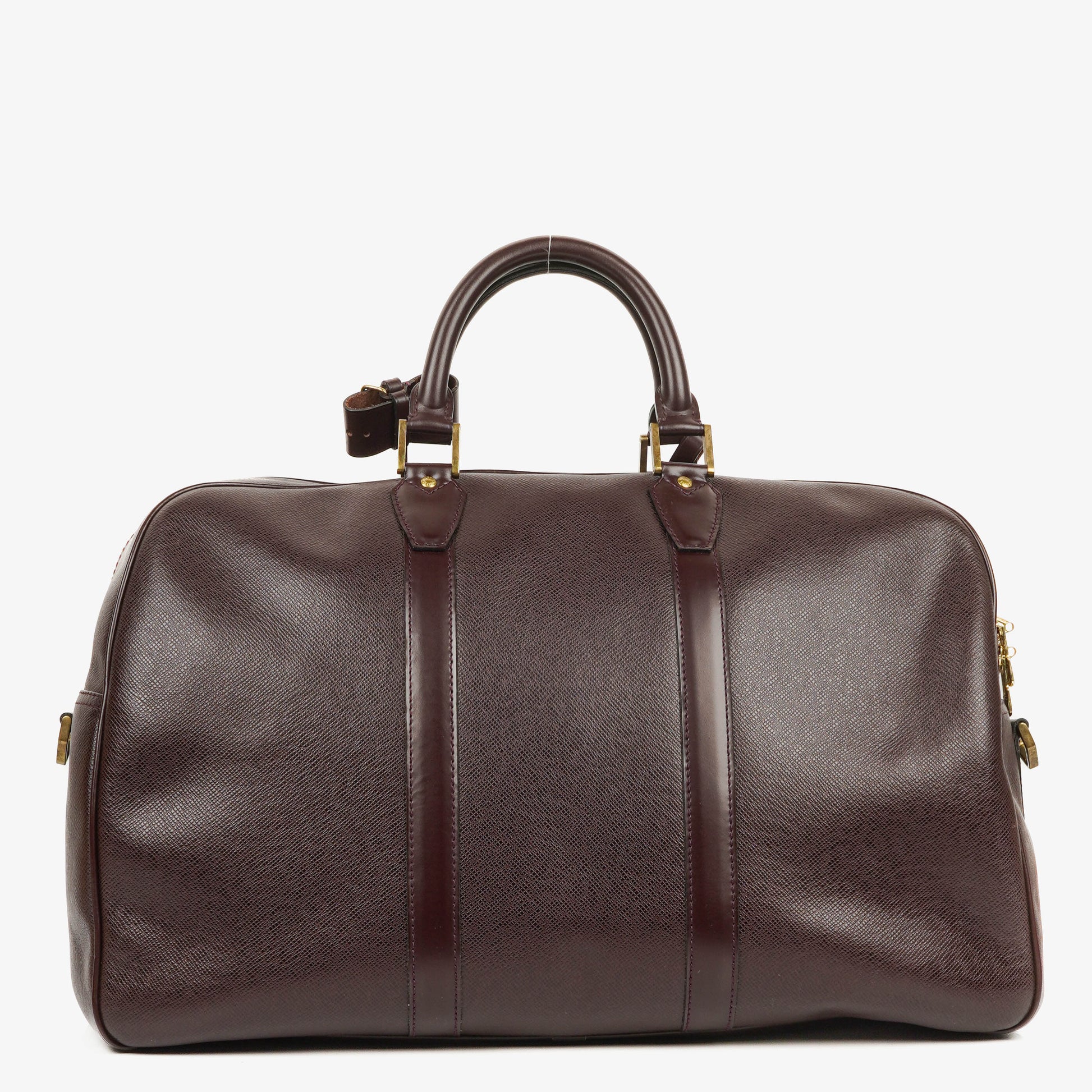 Louis Vuitton Kendall Tasche aus burgunderrotem Taiga Leder