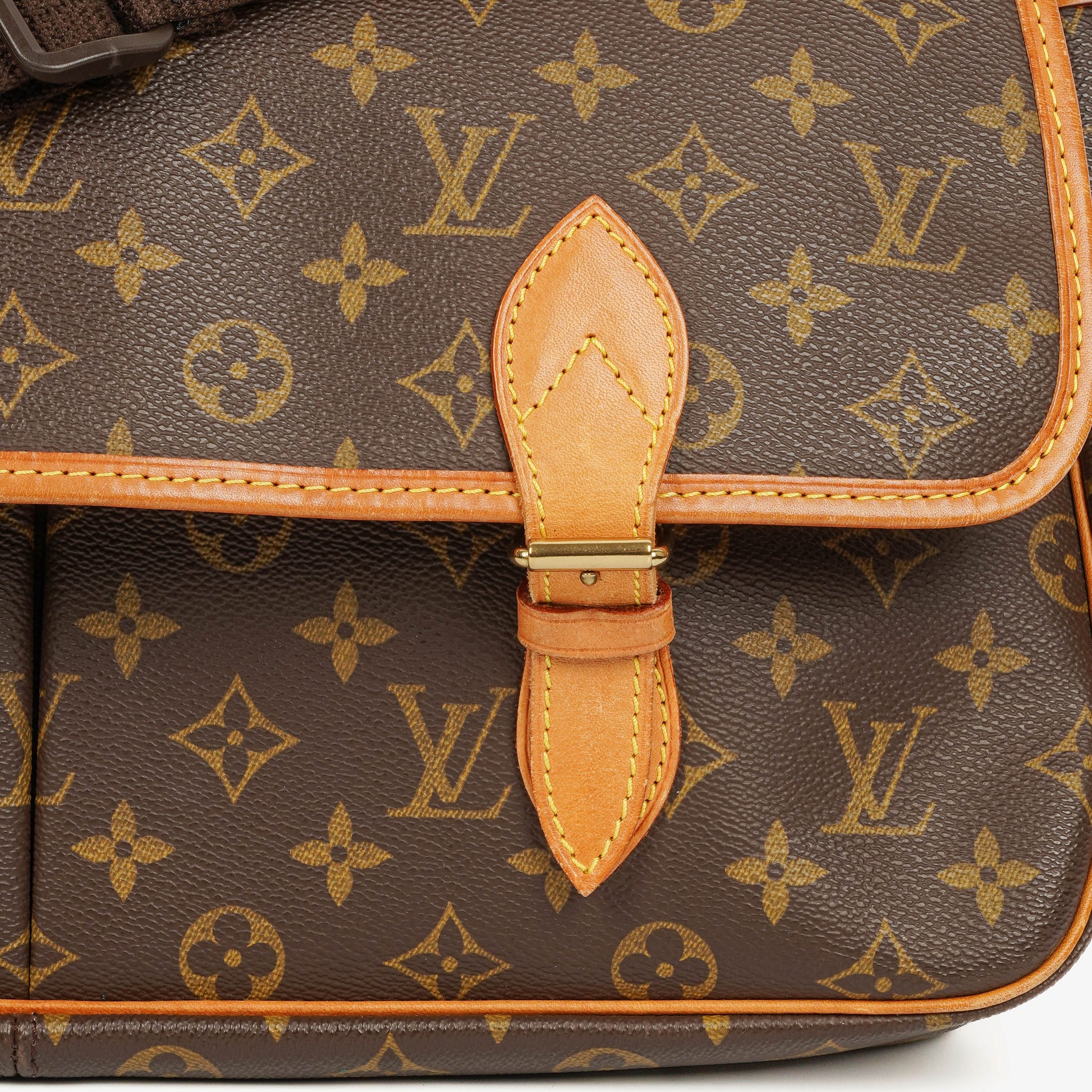 Louis Vuitton Sac Gibeciere GM Schultertasche aus Monogram Canvas