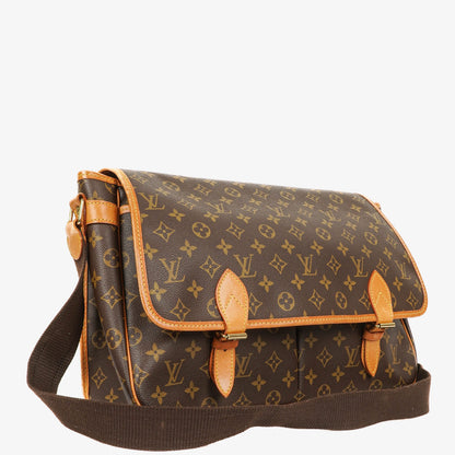 Louis Vuitton Sac Gibeciere GM Schultertasche aus Monogram Canvas