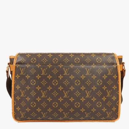Louis Vuitton Sac Gibeciere GM Schultertasche aus Monogram Canvas