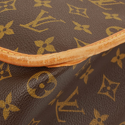 Louis Vuitton Sac Gibeciere GM Schultertasche aus Monogram Canvas