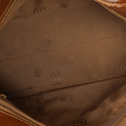 Cartier Marcello de Cartier Handle Bag aus genarbtem Leder