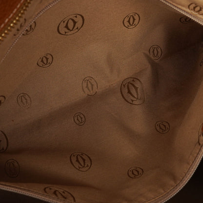 Cartier Marcello de Cartier Handle Bag aus genarbtem Leder