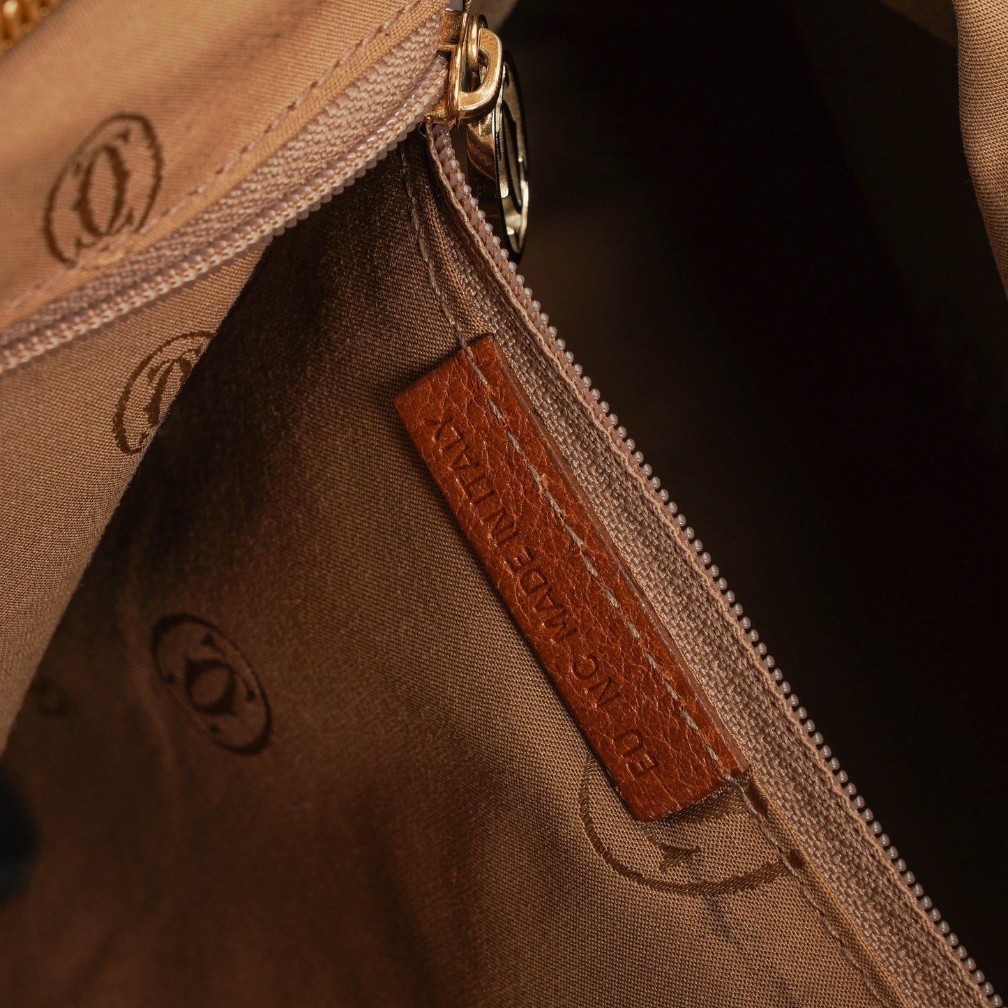 Cartier Marcello de Cartier Handle Bag aus genarbtem Leder