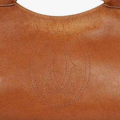 Cartier Marcello de Cartier Handle Bag aus genarbtem Leder