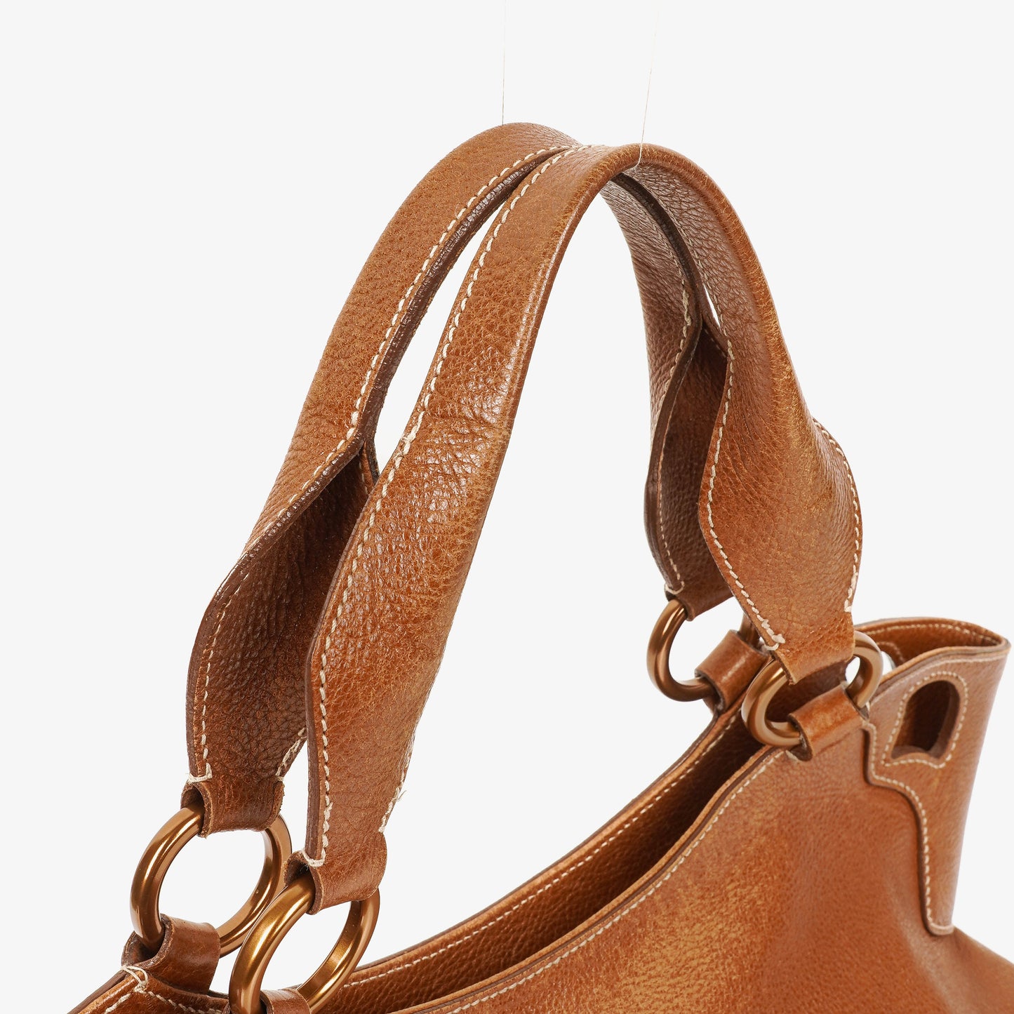 Cartier Marcello de Cartier Handle Bag aus genarbtem Leder