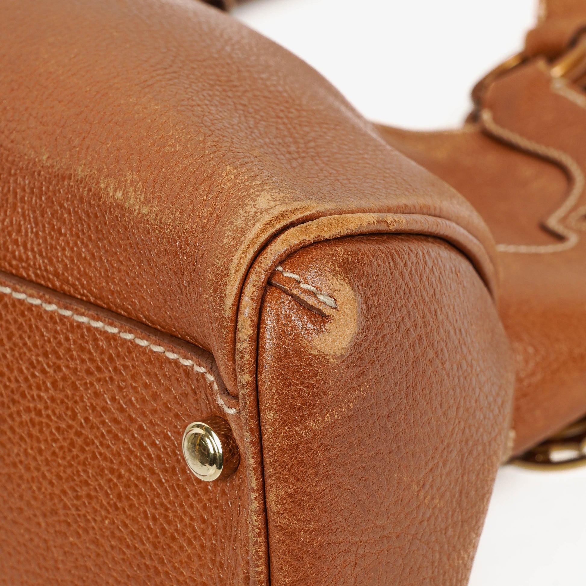 Cartier Marcello de Cartier Handle Bag aus genarbtem Leder