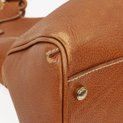 Cartier Marcello de Cartier Handle Bag aus genarbtem Leder