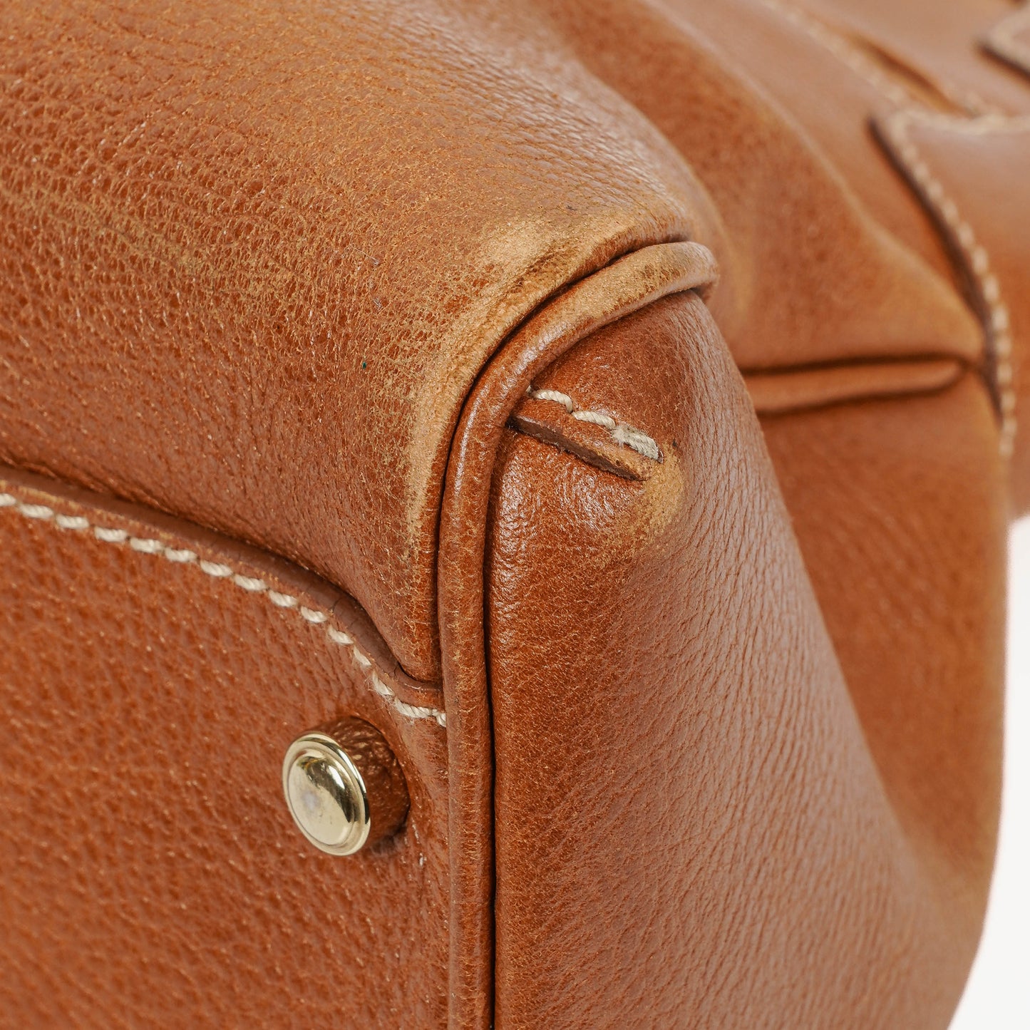 Cartier Marcello de Cartier Handle Bag aus genarbtem Leder