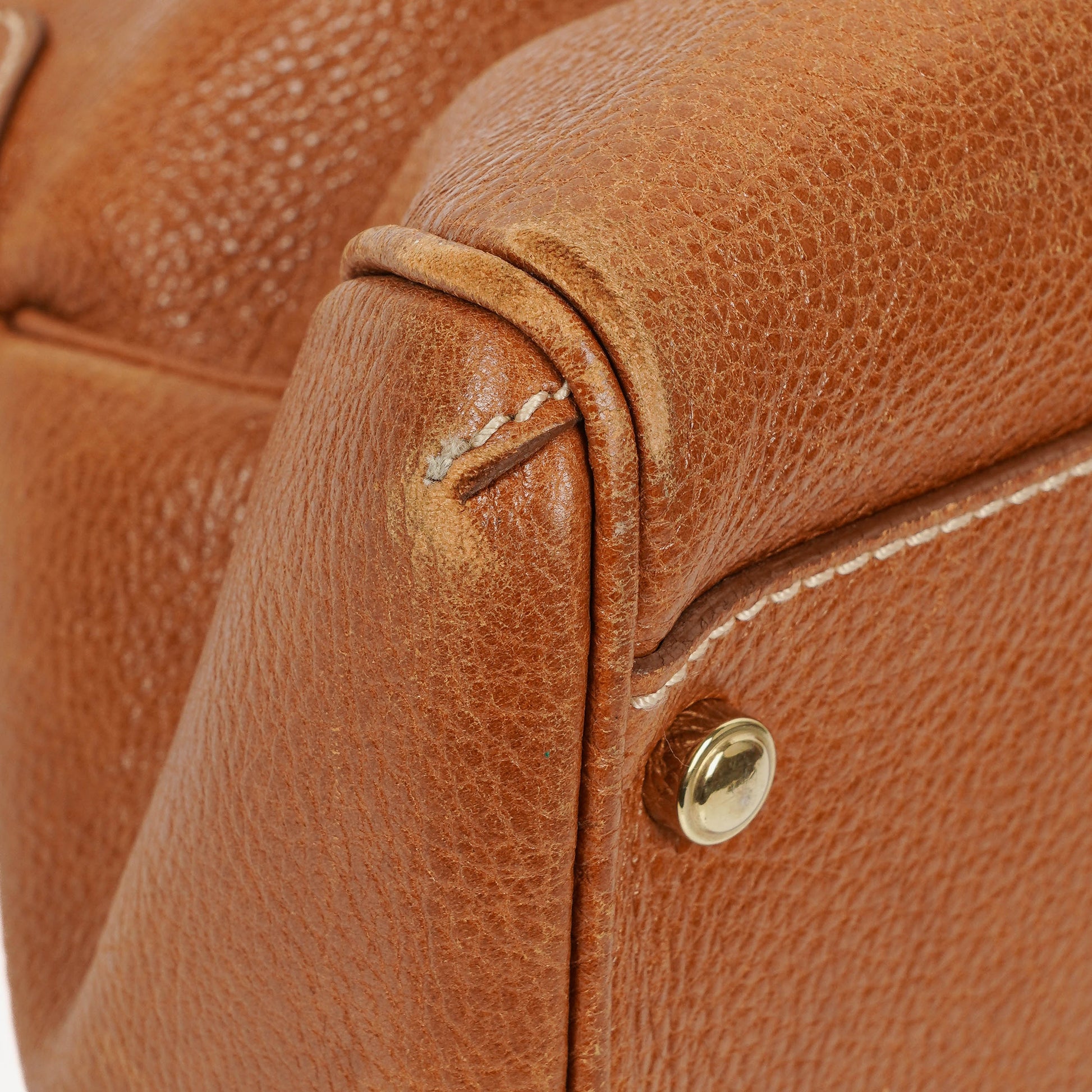 Cartier Marcello de Cartier Handle Bag aus genarbtem Leder